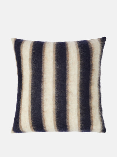 Brunello Cucinelli Striped mohair-blend cushion at Collagerie