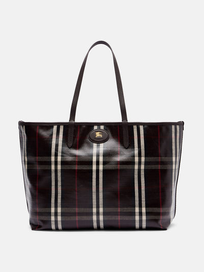 Burberry Highlands Medium jacquard tote bag at Collagerie