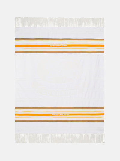 Burberry Striped cotton blanket at Collagerie