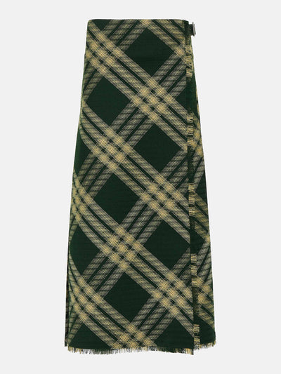 Burberry Check wool kilt at Collagerie