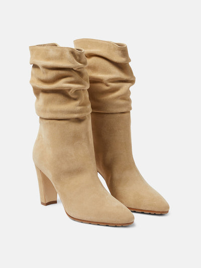 Manolo Blahnik Calasso suede ankle boots at Collagerie