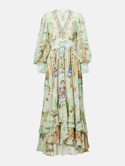 Camilla Crystal-embellished silk maxi dress at Collagerie