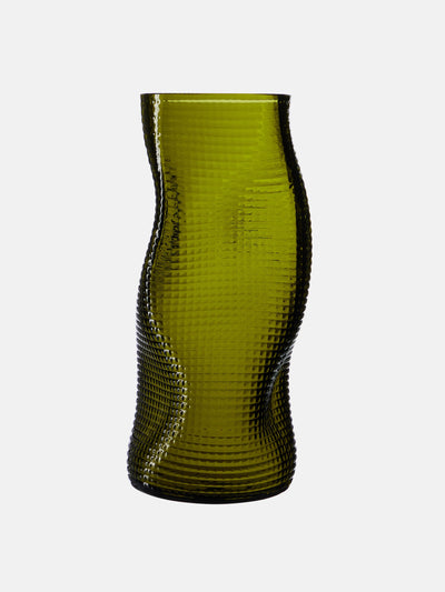 Cassina Bo Maki Coral glass vase at Collagerie