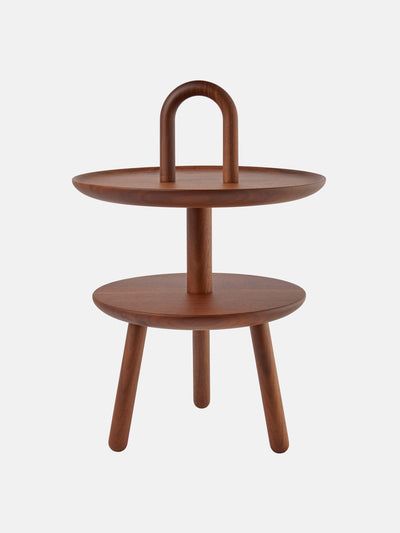 Cassina Réaction Poétique walnut side table by Jaime Hayon at Collagerie