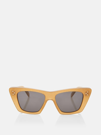 Celine Eyewear Bold 3 Dots cat-eye sunglasses at Collagerie