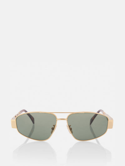 Celine Eyewear Triomphe aviator sunglasses at Collagerie