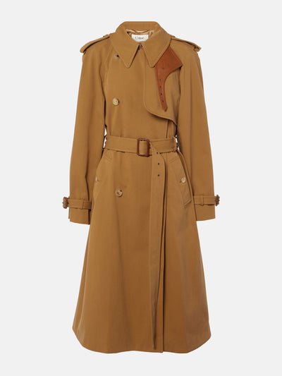 Chloé Cotton gabardine trench coat at Collagerie