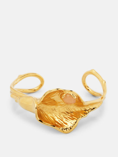 Chloé Flower Soul embellished cuff bracelet at Collagerie