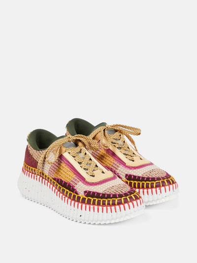 Chloé Nama mesh sneakers at Collagerie