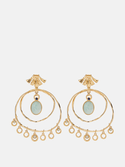 Chloé Chloé Sunflower embellished drop earrings at Collagerie