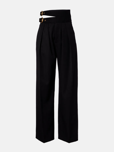 Chloé Virgin wool wide-leg pants at Collagerie