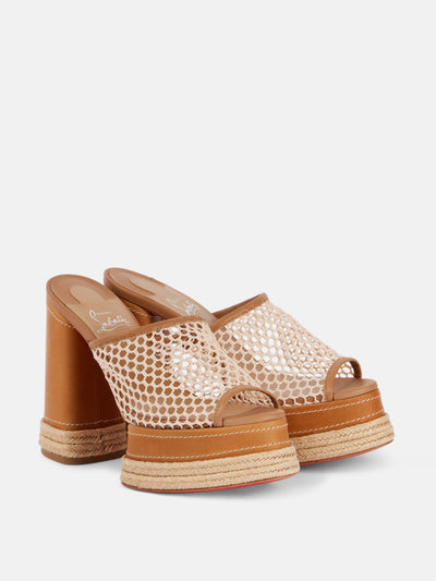 Christian Louboutin Almeja 130 platform mules at Collagerie