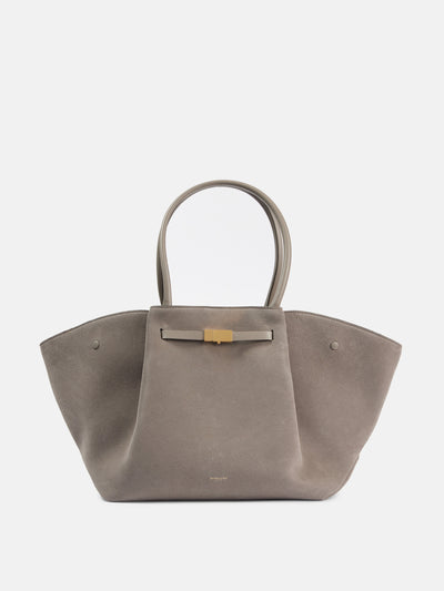 Demellier New York Midi suede tote bag at Collagerie