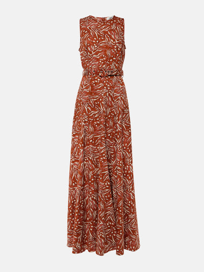 Diane Von Furstenberg Elliot jacquard maxi dress at Collagerie