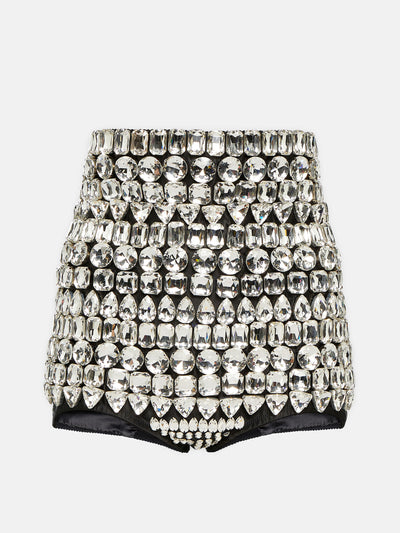 Dolce & Gabbana Embellished micro shorts at Collagerie