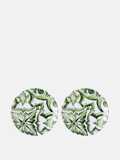 Dolce & Gabbana Casa Majolica porcelain dessert plates (set of 2) at Collagerie