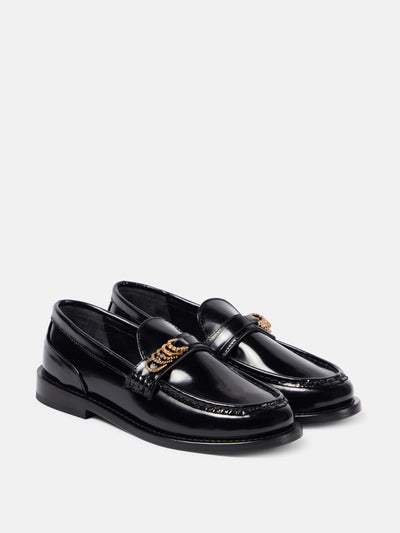 Dorothee Schumacher Modern Shine leather loafers at Collagerie