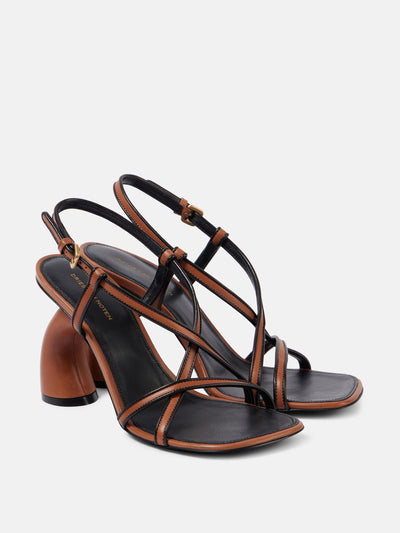 Dries Van Noten 95 leather sandals at Collagerie