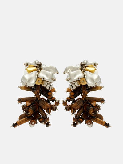 Dries Van Noten Beaded earrings at Collagerie