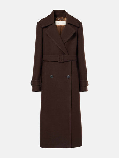 Dries Van Noten Belted wool coat at Collagerie