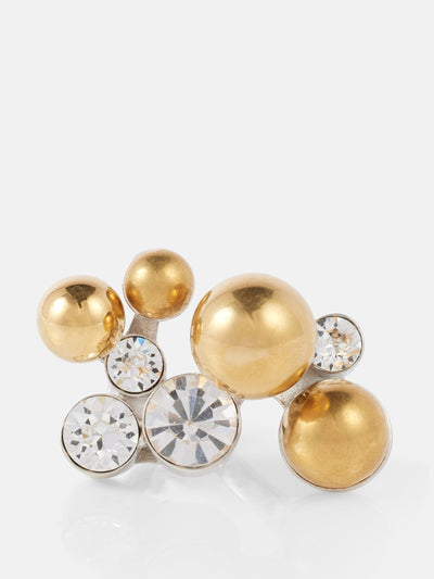 Dries Van Noten Crystal-embellished ring at Collagerie