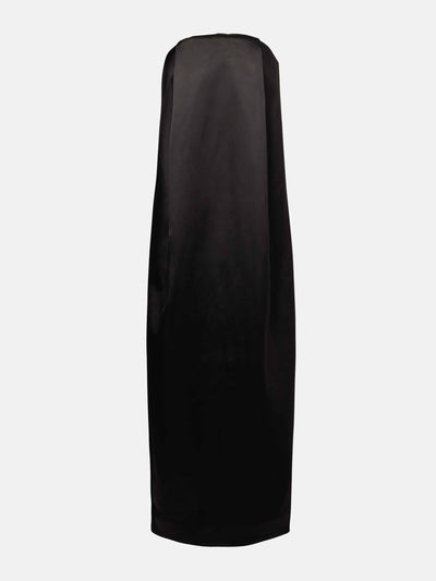 Entire Studios Strapless sateen maxi dress at Collagerie