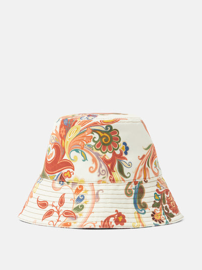 Etro Paisley cotton bucket hat at Collagerie