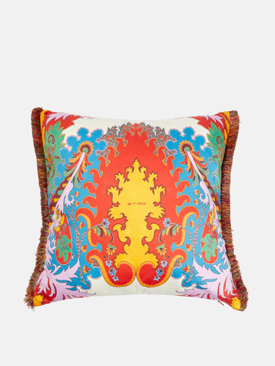 Etro Patterned cushion at Collagerie