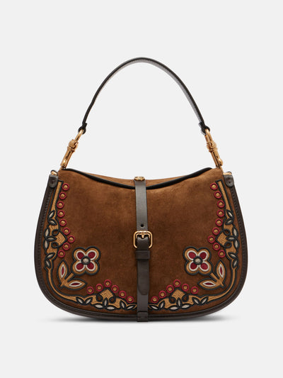 Etro Suede shoulder bag at Collagerie