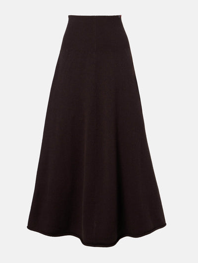 Extreme Cashmere N°388 Ease cashmere-blend maxi skirt at Collagerie
