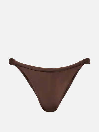 Faithfull Andez ruched bikini bottoms at Collagerie