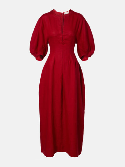 Faithfull Soleil linen maxi dress at Collagerie