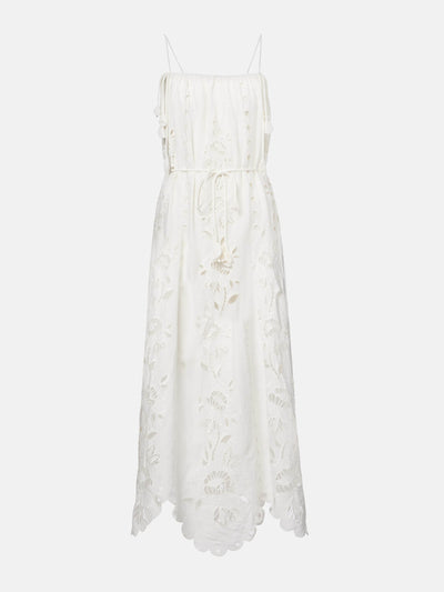 Farm Rio Broderie anglaise maxi dress at Collagerie