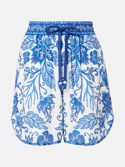 Farm Rio Shell Garden shorts at Collagerie