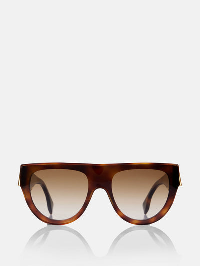 Fendi Fendi First flat-top sunglasses at Collagerie