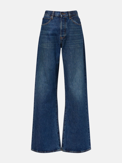 Frame Loose low-rise wide-leg jeans at Collagerie