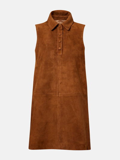 Frame The Suede City suede mini dress at Collagerie