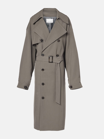 The Frankie Shop Mavis oversized trench coat at Collagerie