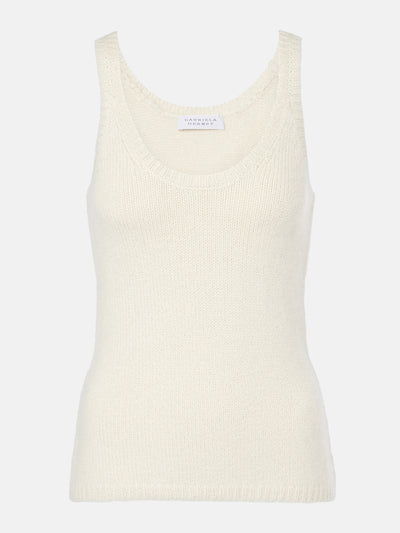 Gabriela Hearst Berkeley knitted cashmere tank top at Collagerie