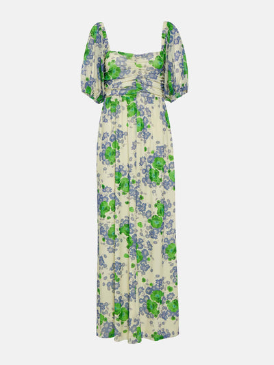 Ganni Floral mesh maxi dress at Collagerie