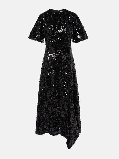 Ganni Sequined velvet maxi dress at Collagerie