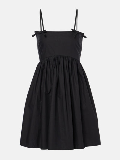 Ganni Shirred cotton minidress at Collagerie