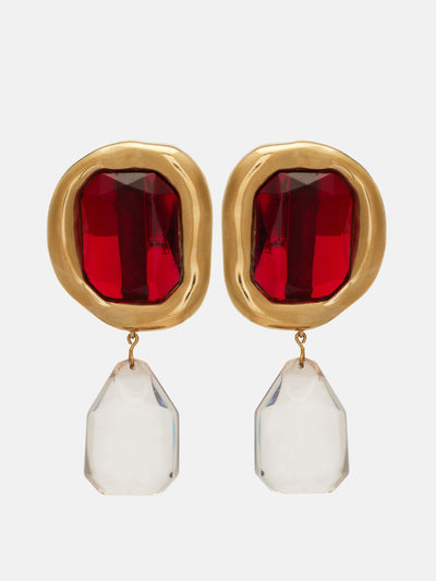 Givenchy Embellished drop earrings at Collagerie