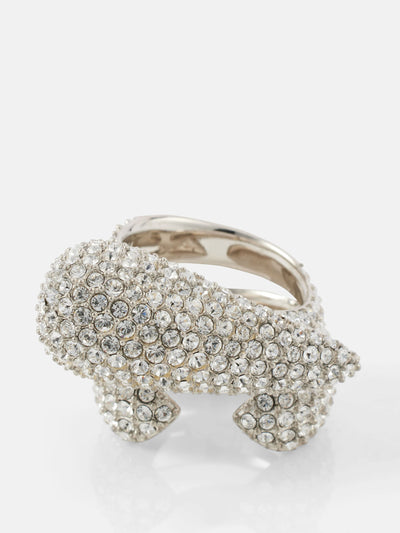 Givenchy Feline crystal-embellished ring at Collagerie