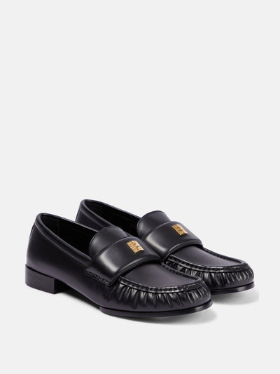 Givenchy 4G leather loafers at Collagerie