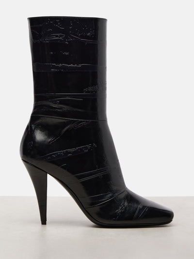 Givenchy Sliced Square 95 leather ankle boots at Collagerie