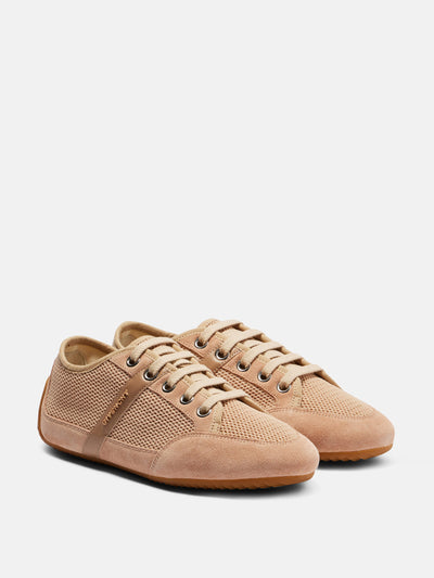 Givenchy Suede-trimmed sneakers at Collagerie