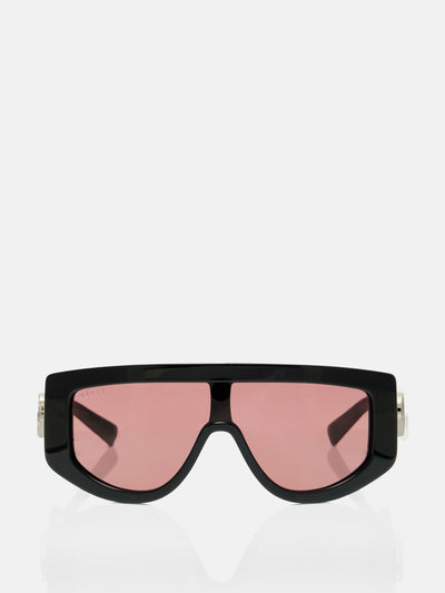 Gucci Double G flat-top sunglasses at Collagerie