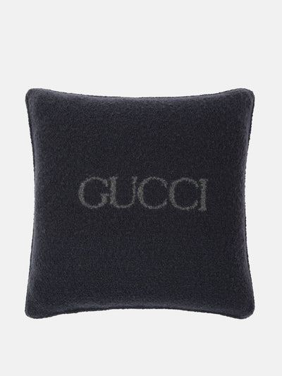 Gucci GG Macro wool-blend bouclé cushion at Collagerie