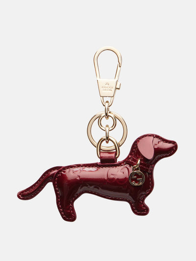 Gucci Patent leather keychain at Collagerie